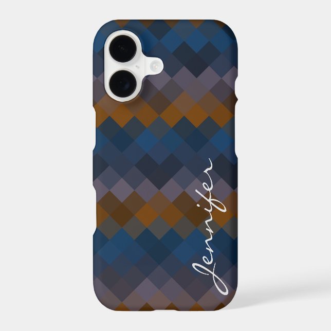 Colourful Diamond Geometric Pattern #19 (Back)