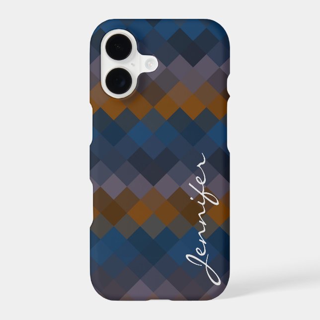 Colourful Diamond Geometric Pattern #19 (Back)