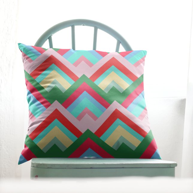 Colourful Diamond Mountain Peak Cushion (Creator Uploaded)