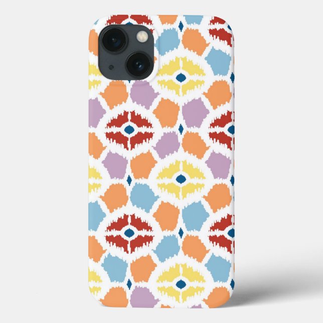 Colourful diamonds ikat geometric Case-Mate iPhone case (Back)