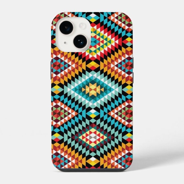 Colourful Diamonds iPhone Case (Back)