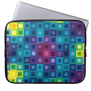 Colourful Diamonds Pattern Laptop Sleeve