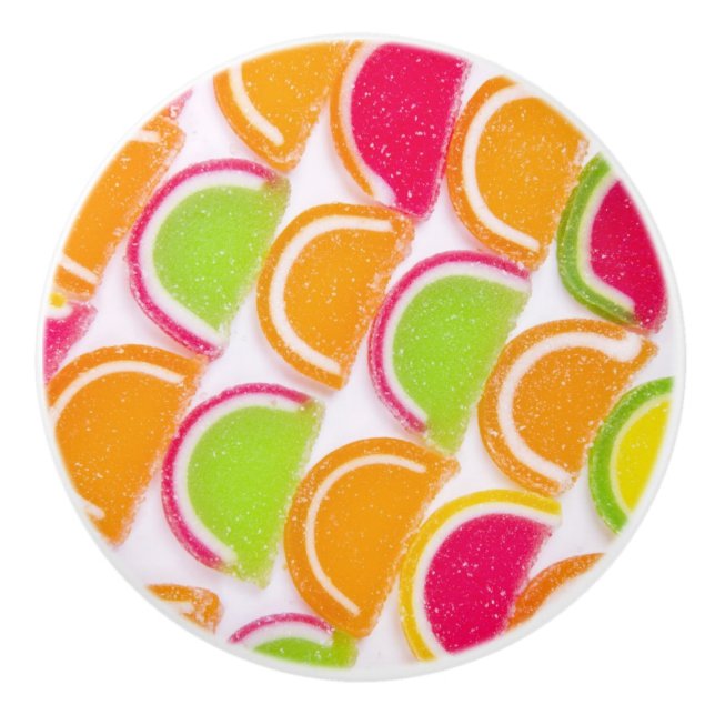 Colourful Different Jelly Candy Ceramic Knob (Front)