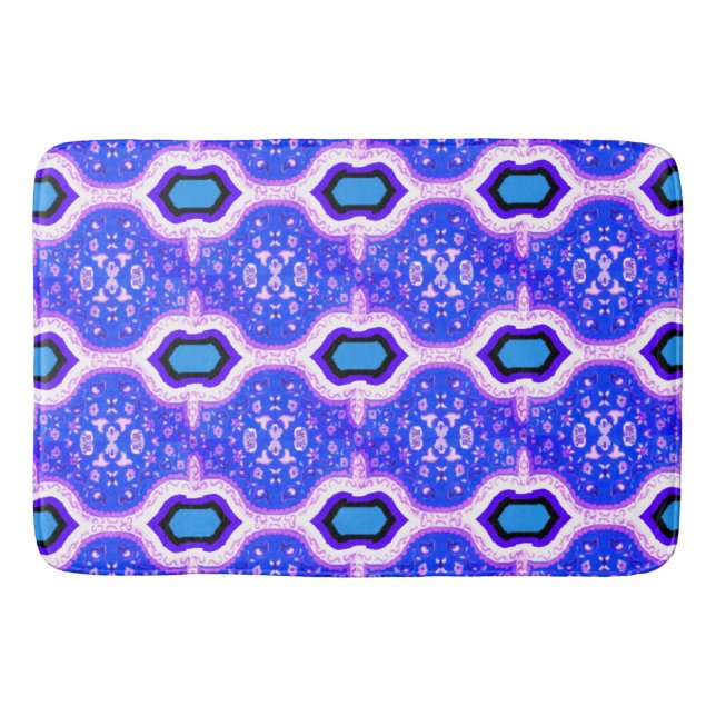 Colourful Digital 3D Design Large Bath Mat Perfect (Front)