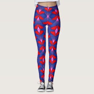 Colourful Digital 3D Design Leggings – Perfect Fit