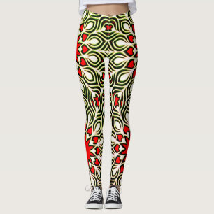 Colourful Digital 3D Design Leggings – Perfect Fit