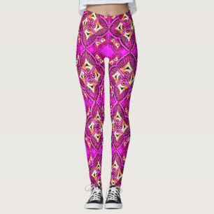 Colourful Digital 3D Design Leggings – Perfect Fit