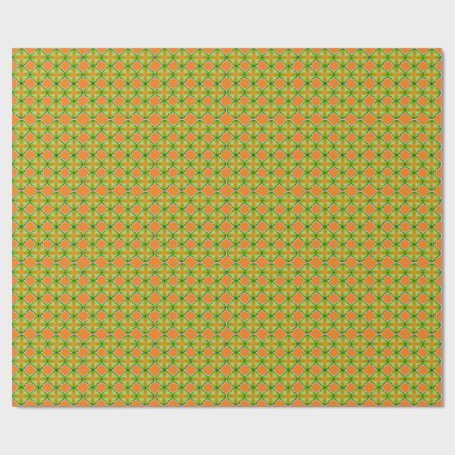  Colourful Digital 3D Design Matte Wrapping Paper  (Flat)