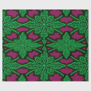 Colourful Digital 3D Design Matte Wrapping Paper –