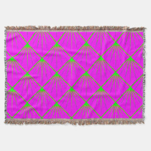 Colourful Digital 3D Design Throw Blanket – Perfec