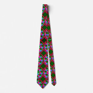 Colourful Digital 3D Design Tie – Perfect Size I