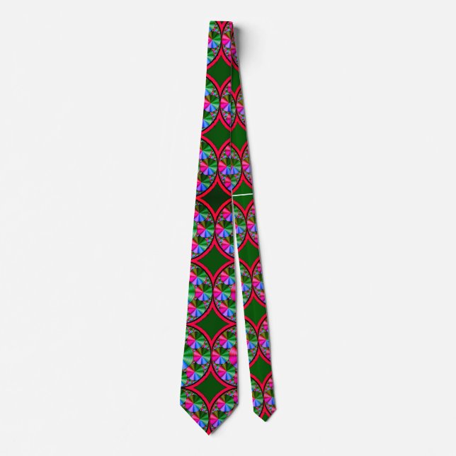 Colourful Digital 3D Design Tie – Perfect Size | I (Front)