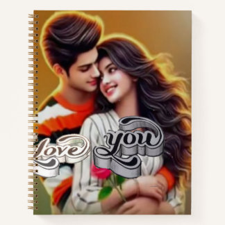 Colourful Digital 3D Spiral Notebook – Perfect Siz