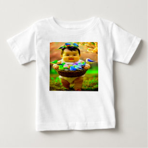 Colourful Digital Design Baby Fine Jersey T-Shirt