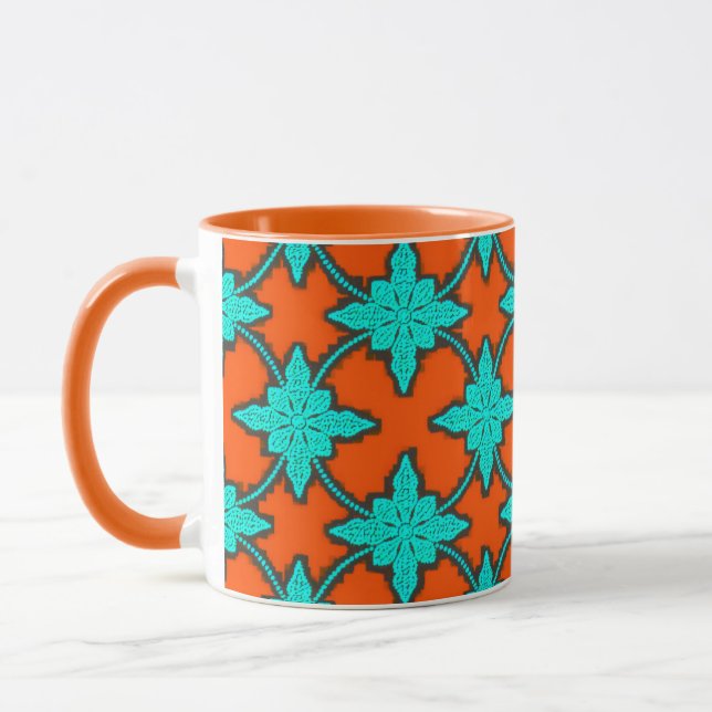 Colourful Digital Design Combo Mug - Perfect Size  (Left)