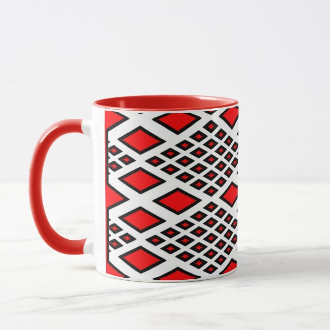 Colourful Digital Design Combo Mug - Perfect Size  (Left)
