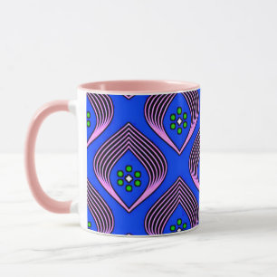 Colourful Digital Design Combo Mug - Perfect Size