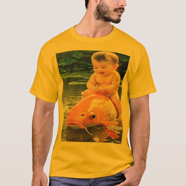 Colourful Digital Design Men's Value T-Shirt – Per (Front)