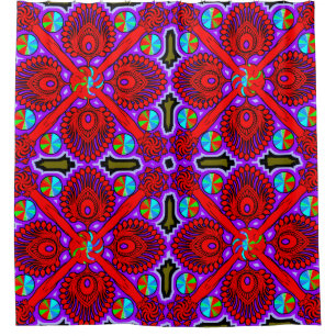 Colourful Digital Design Shower Curtain – Perfect
