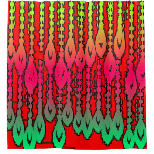 Colourful Digital Design Shower Curtain – Perfect