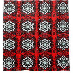 Colourful Digital Design Shower Curtain – Vibrant