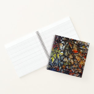 Colourful Dinosaur Bone Notebook