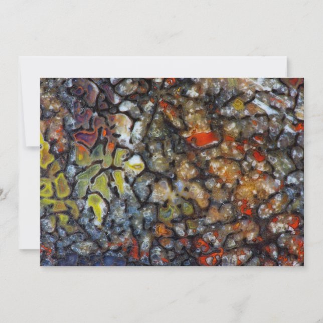 Colourful Dinosaur Bone Thank You Card (Front)