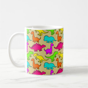 Colourful Dinosaurs Coffee Mug