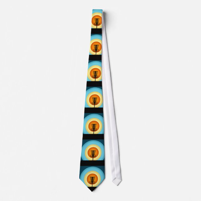 Colourful Disc Golf Basket Tie (Front)