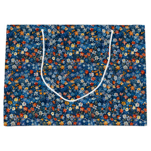 Colourful Ditsy Floral Patterned Large Gift Bag