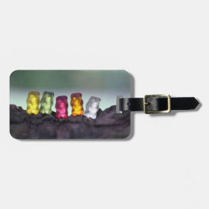 Colourful Diversity Gummy Bears Photography Luggage Tag
