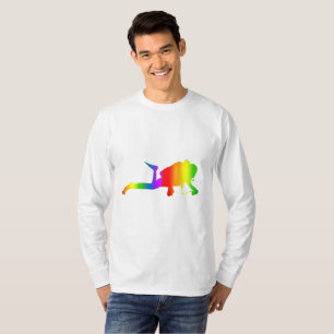 Colourful Diving Rainbow Long Sleeve T-Shirt