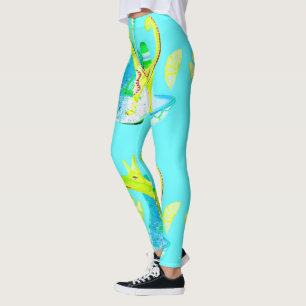 Colourful Dog & Mexican Fiesta Pattern Leggings