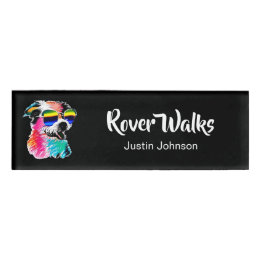 Colourful Dog Pet Professional Name Tag