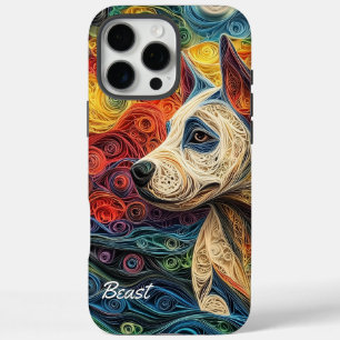Colourful Doggo Argentina Portrait iPhone 16 Pro Max Case