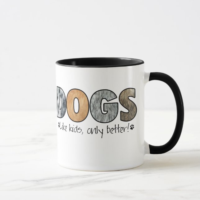 Colourful Dogs Mug (Right)