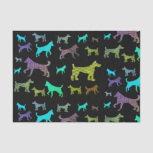 Colourful Dogs Tissue Paper
