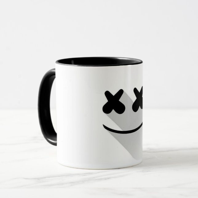 Colourful Doodle Pattern Coffee Mug | Cute Cartoon (Front Left)