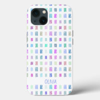 Colourful doodle squares