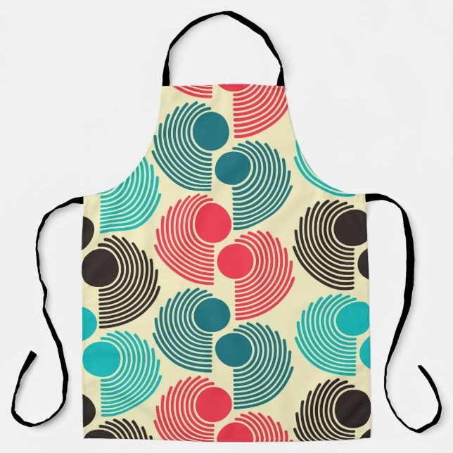 Colourful dots: abstract seamless pattern. apron (Front)