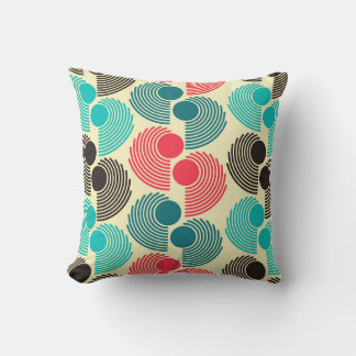 Colourful dots: abstract seamless pattern. cushion