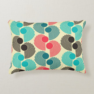 Colourful dots: abstract seamless pattern. decorative cushion