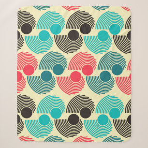 Colourful dots: abstract seamless pattern. sherpa blanket