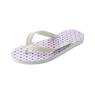 Colourful Dots Kid's Thongs