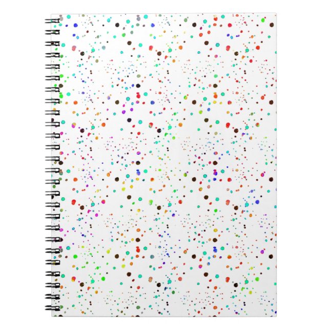 Colourful dots  notebook (Front)