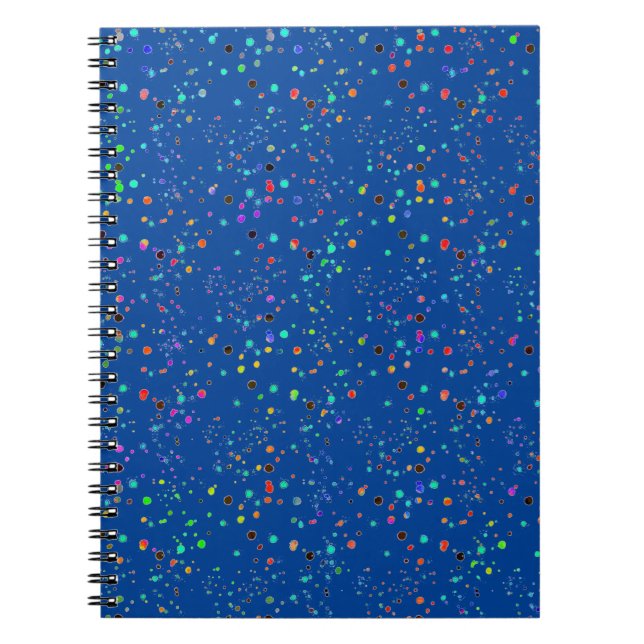 Colourful dots  notebook (Front)