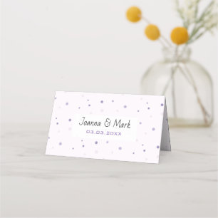 Colourful Dots Pattern Place Card
