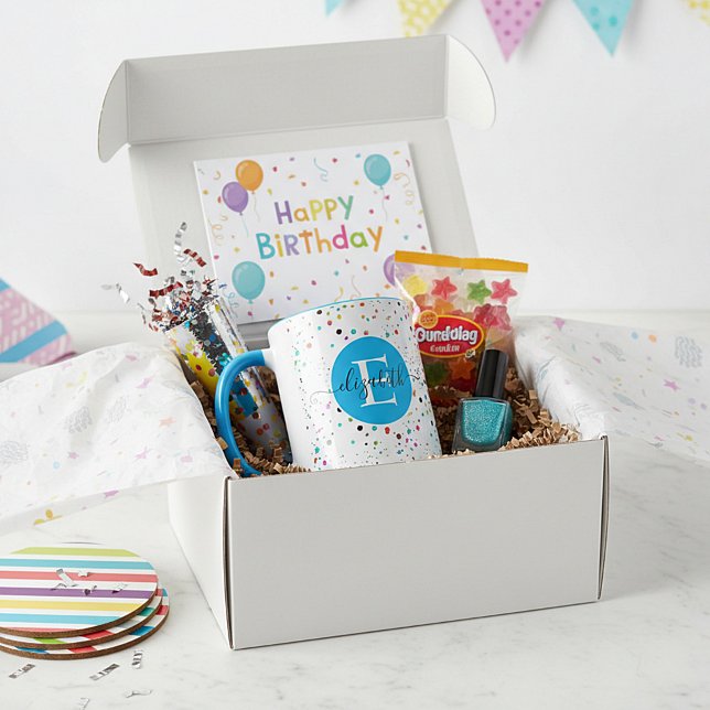 Colourful dots personalised mug (Creator Uploaded)