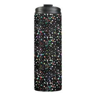 Colourful dots  thermal tumbler