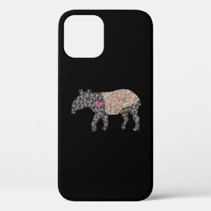 Colourful Dotted Malayan Tapir Case-Mate iPhone Ca 12 Pro Case